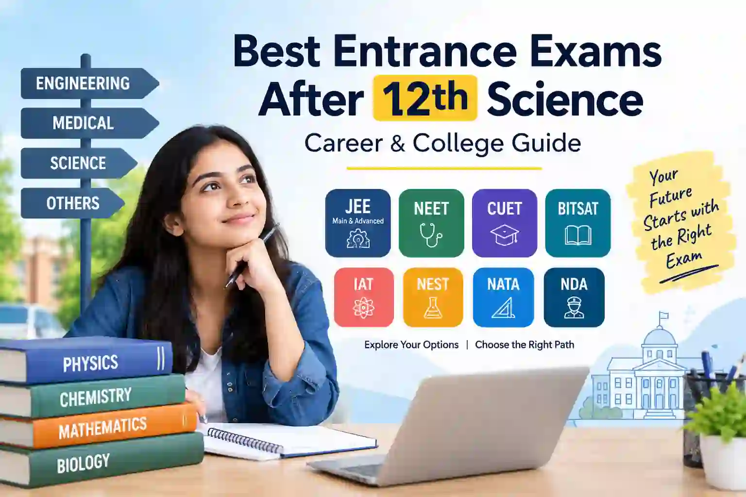 Best Entrance Exams After 12th Science: Career & College Guide