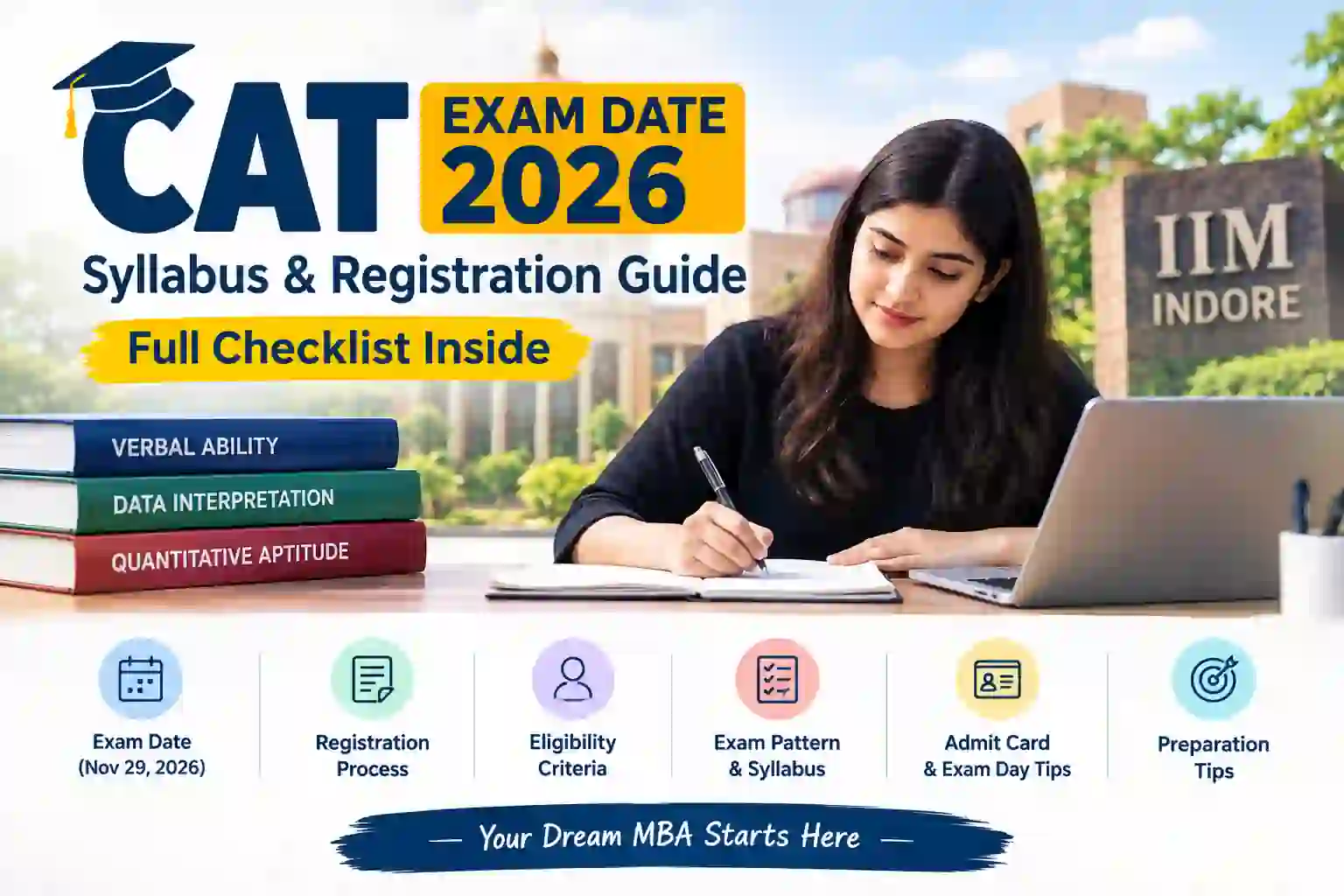 CAT Exam Date 2026, Syllabus & Registration Guide – Full Checklist Inside
