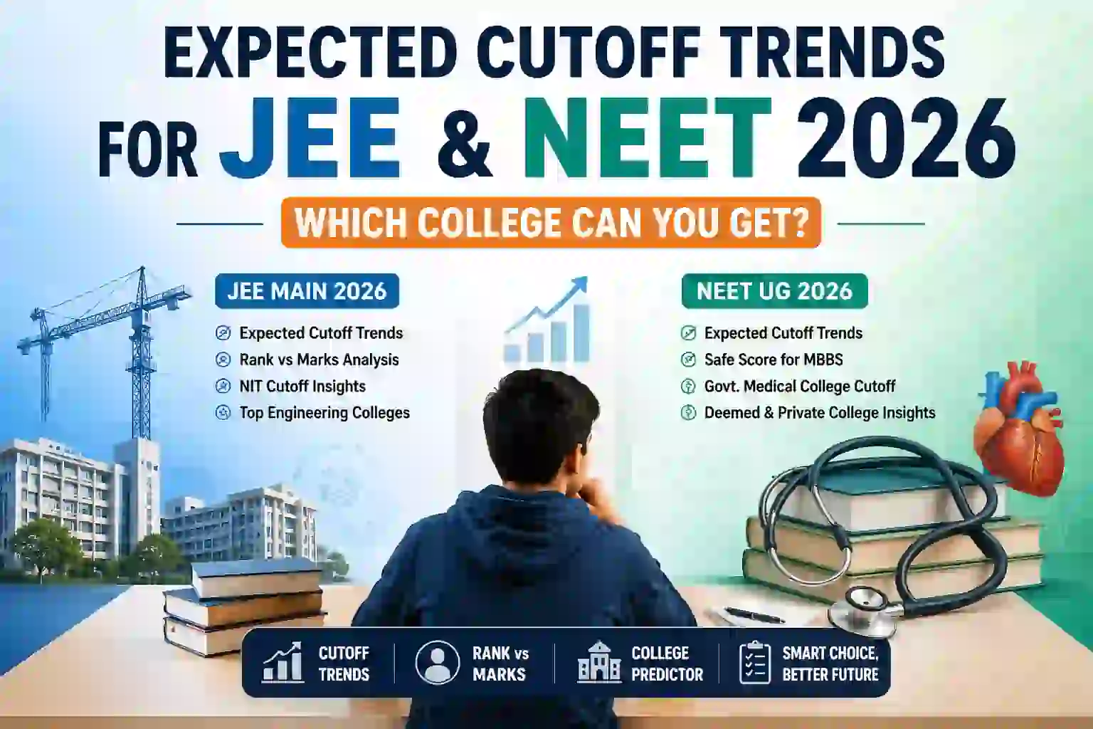 Expected Cutoff Trends for JEE & NEET 2026: Which College Can You Get?