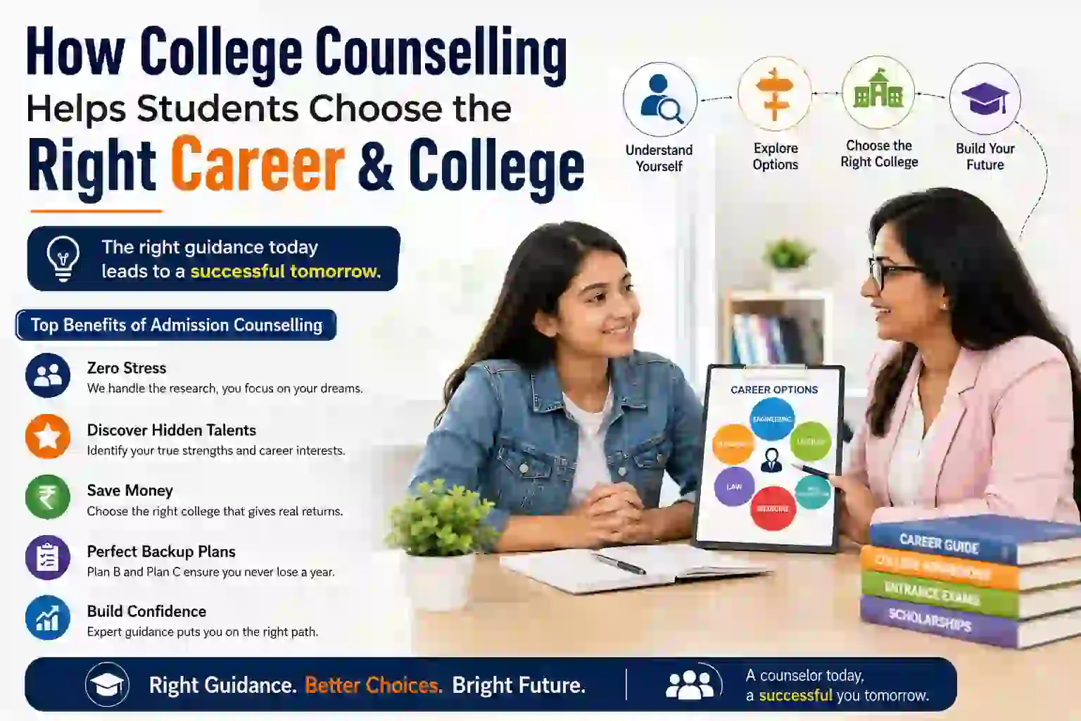 How College Counselling Helps Students Choose Career & College