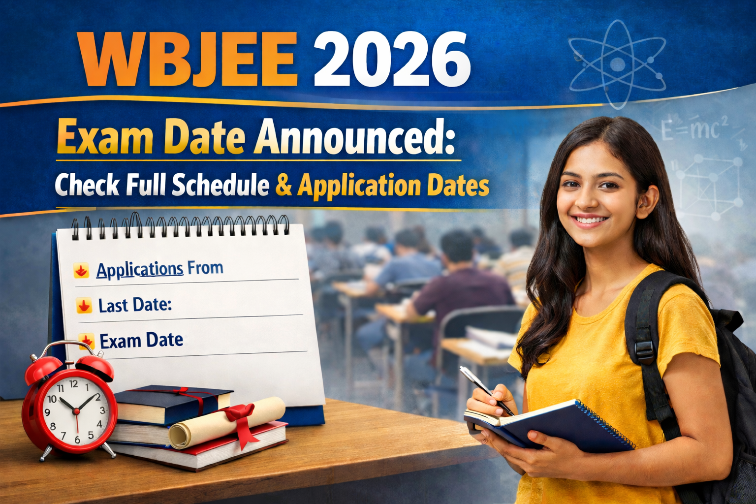 WBJEE 2026 Exam Date Announced: Check Full Schedule & Application Dates